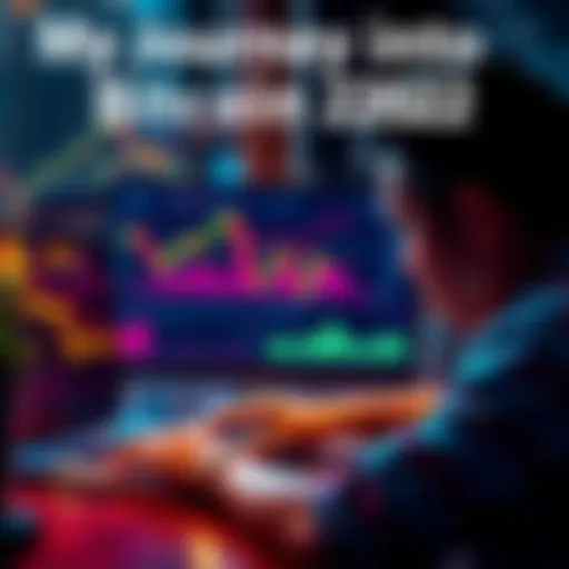 A person looking at Bitcoin charts on a laptop, showing interest in cryptocurrency investment