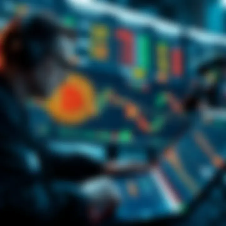 Traders analyzing Bitcoin price trends with graphs and charts showing potential drop to $60K.