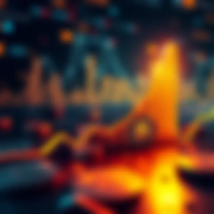 A graph showing the rise in Bitcoin value over time, highlighting late entry risks