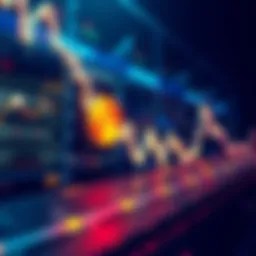 A visual representation of Bitcoin's market changes with a downward trend line and a Bitcoin logo.