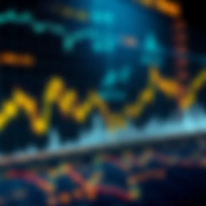 Bitcoin market trends A graph showing Bitcoin price fluctuations with fear-driven selling and institutional investments highlighted