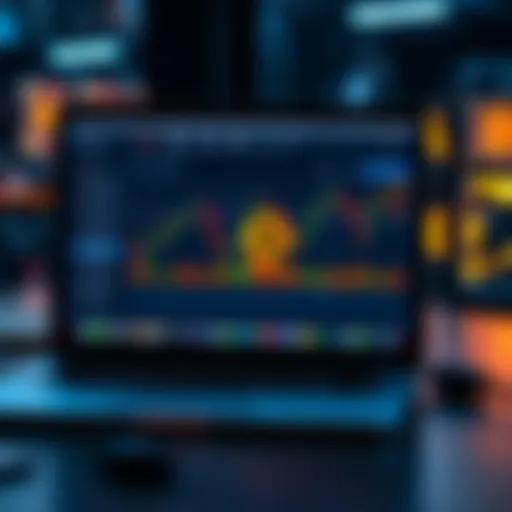 A MacBook M4 Air displaying Bitcoin mining software with a graph and icons, showing device in use during work hours.