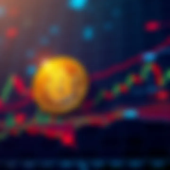 Bitcoin Price Chart A price chart showing Bitcoin's recent fluctuations around 57K, with indicators of bullish sentiment and potential reversal trends.