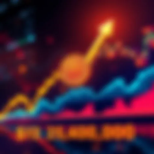 A rising Bitcoin price chart indicating a potential increase to $125,000, with a vibrant upward trend and excitement in the market.