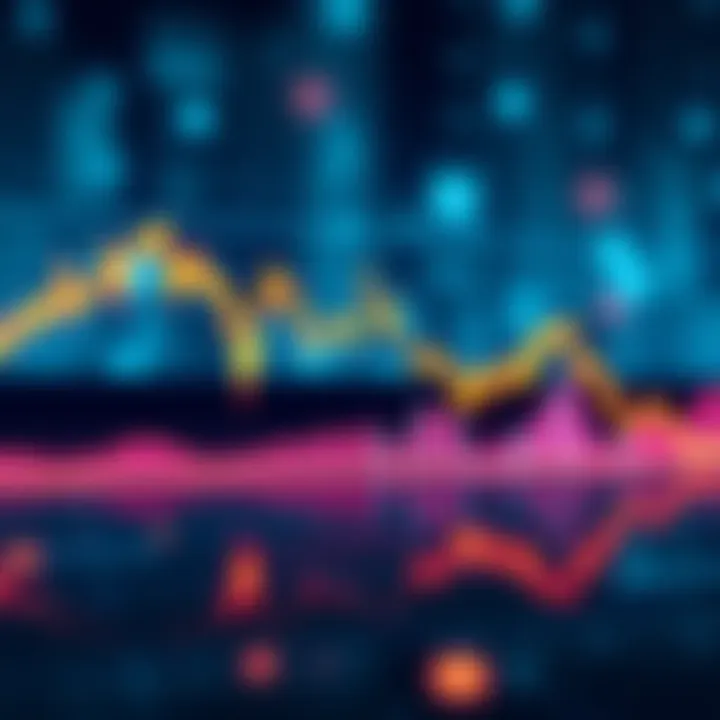 A graph showing a downward trend in Bitcoin's value, representing its recent downturn against FIAT currencies.