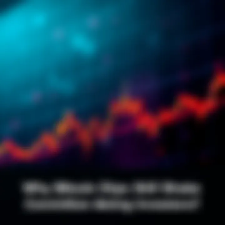 A line graph depicting Bitcoin's price fluctuations with a noticeable dip, highlighting investor reactions