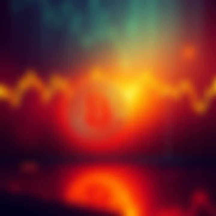 Bitcoin price chart showing decline A graph depicting a downward trend in Bitcoin's value, indicating a significant decline in the cryptocurrency market.