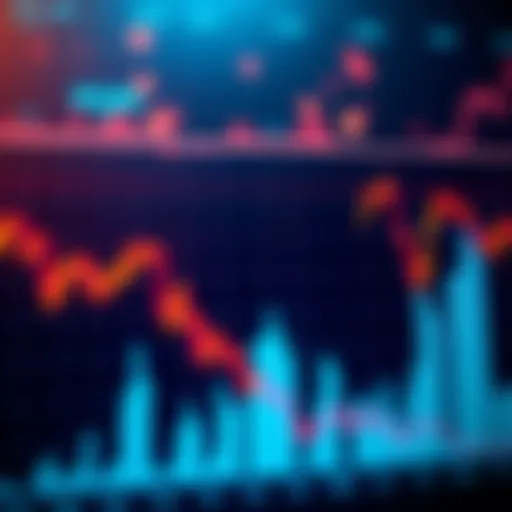 A chart showing a downward trend in Bitcoin prices with a focus on recent drops, symbolizing selling decisions.
