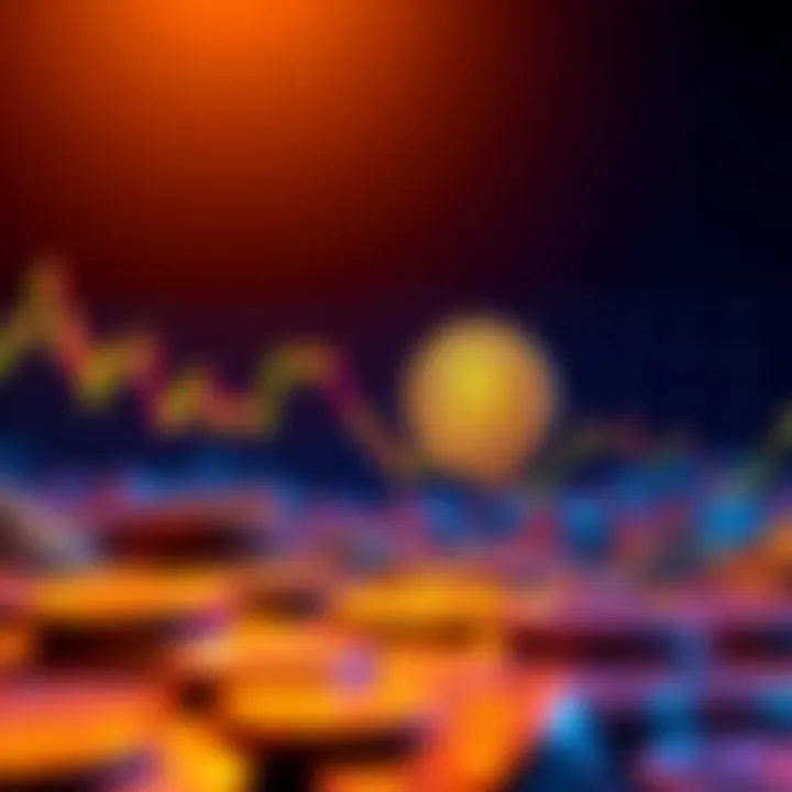 A graphic showing Bitcoin's price dropping from $97k to $90k along with an illustration of declining investor confidence.