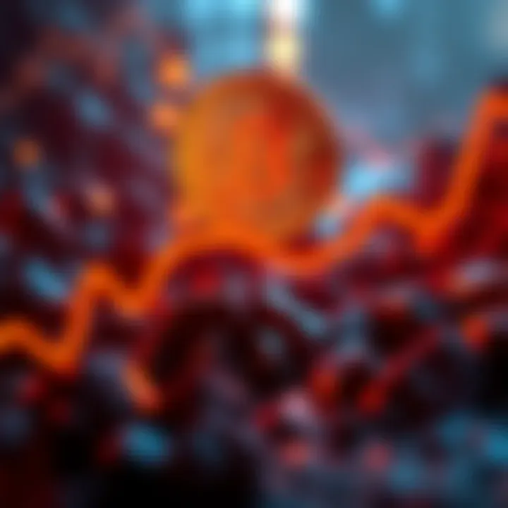 Bitcoin Price Drop A graphic showing a downward trend in Bitcoin's price, indicating a current value of 80k.