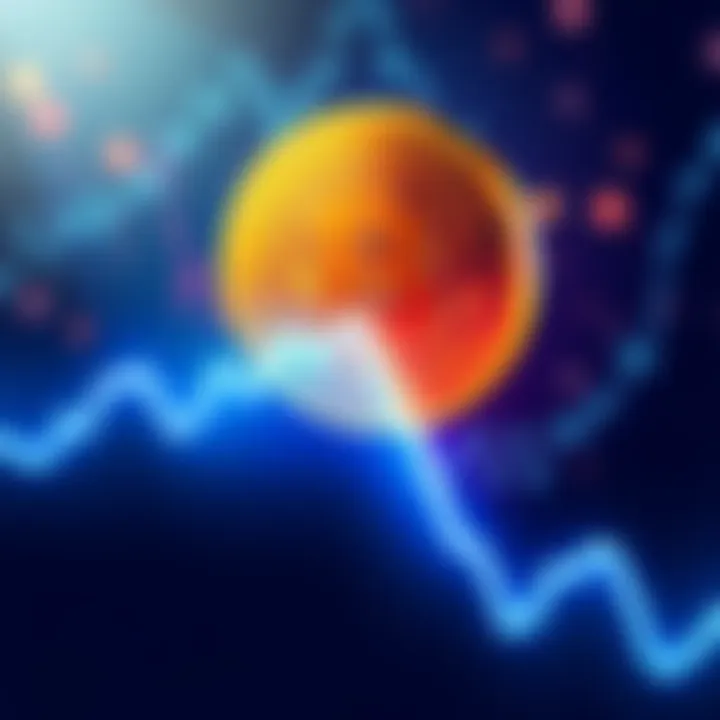 Bitcoin price drop illustration Graph showing Bitcoin price decreasing by 25%