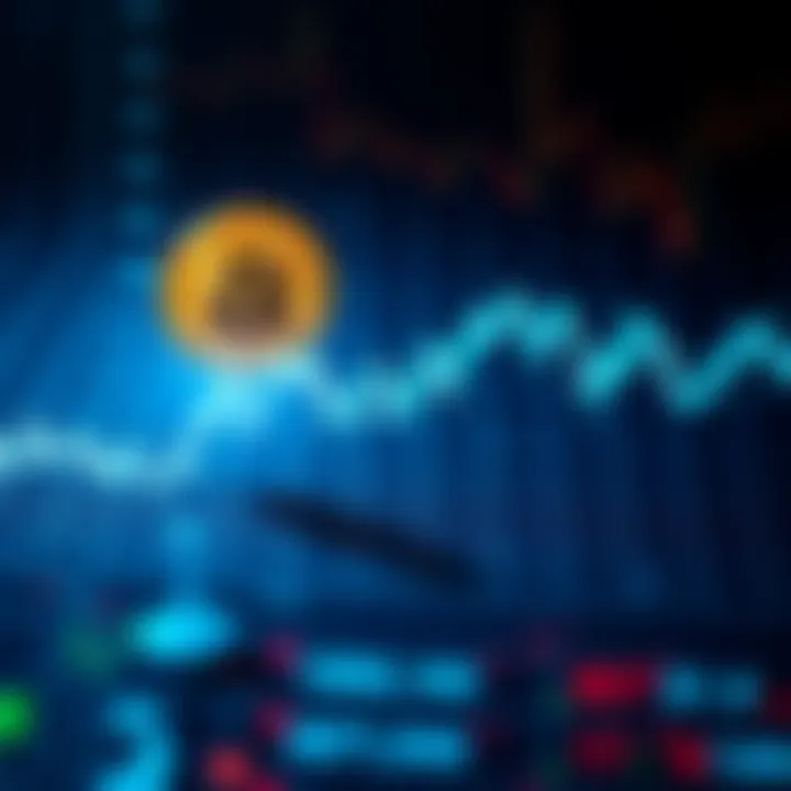 Graph showing Bitcoin falling below $76K amid rising tensions in Iran