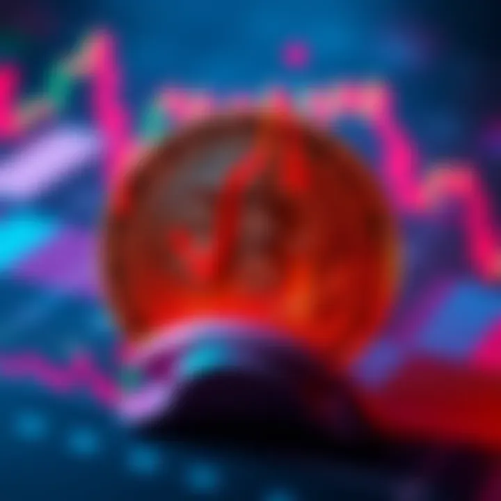 A visual representation of Bitcoin remaining stable amid news of US military action in Venezuela, showing fluctuating graphs and the Bitcoin symbol.