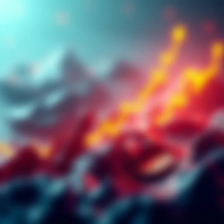 A graph showing Bitcoin's price increasing sharply over time, symbolizing an 8% rise in value.