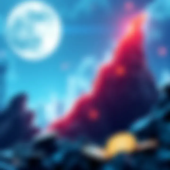 Graph showing Bitcoin's significant price increase in 2026 with an upward trend line and digital coin icons