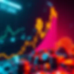 Graph showing Bitcoin price rising to $71K with a downward trend towards $50K.