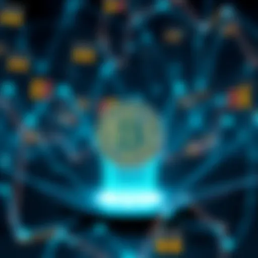 An illustration depicting Bitcoin's logo alongside a visual representation of quantum computing, highlighting the cryptographic challenges posed by quantum threats.