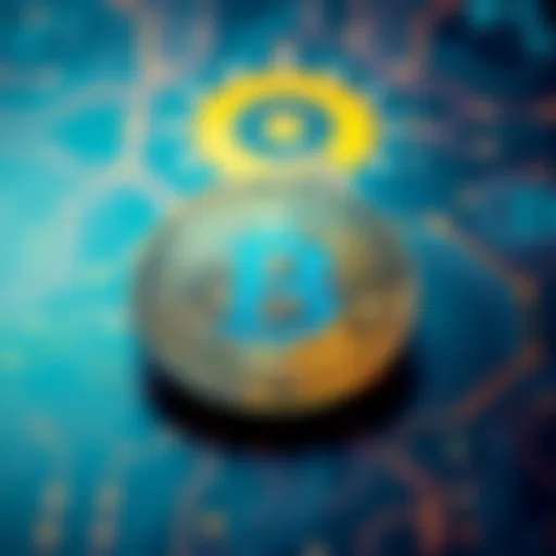 A visual representation of Bitcoin facing a quantum computing threat, with Bitcoin symbols and quantum circuit patterns in the background.
