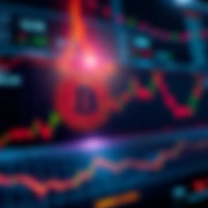 Chart showing Bitcoin price surge along with a declining Fear & Greed index