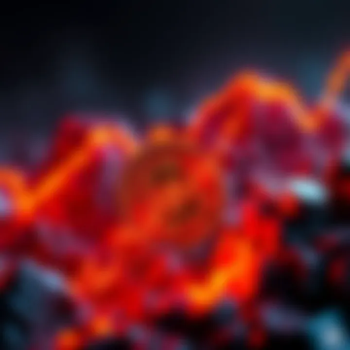 A visual representation of the Bitcoin logo with a rising graph, indicating a surge past $90K amid low Binance inflows.