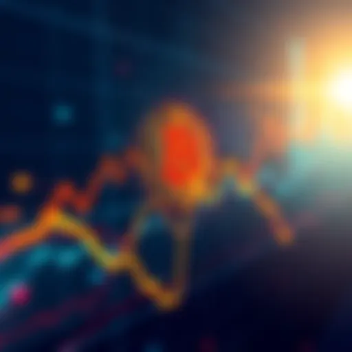 Chart showing Bitcoin price recovery trends over time with upward and downward movements