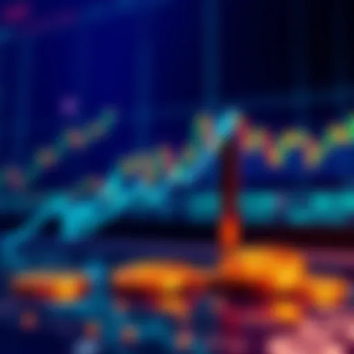 Graphic showing Bitcoin price trend with upward arrows and a background of financial charts, symbolizing potential recovery in December due to market changes.