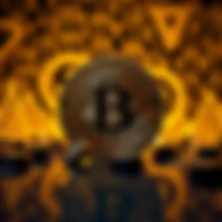 A digital depiction of the Bitcoin logo with a background of cryptography symbols, celebrating 15 years since Satoshi's departure.