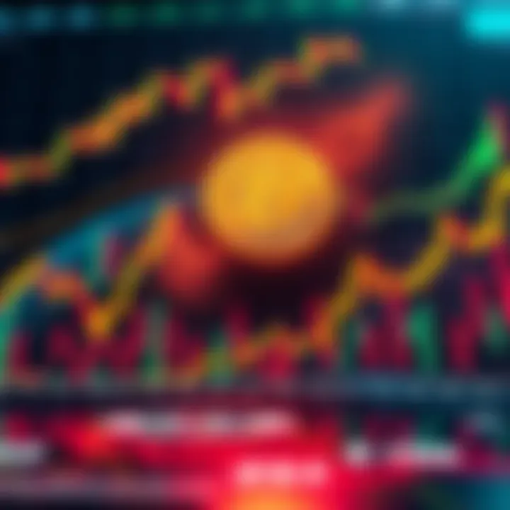 A chart showing Bitcoin price climbing towards $1 million with graphs and market trends in the background.