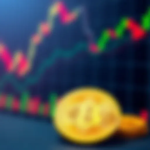 A Bitcoin symbol with a rising stock graph in the background, symbolizing its increasing value and current discussions around its use case.