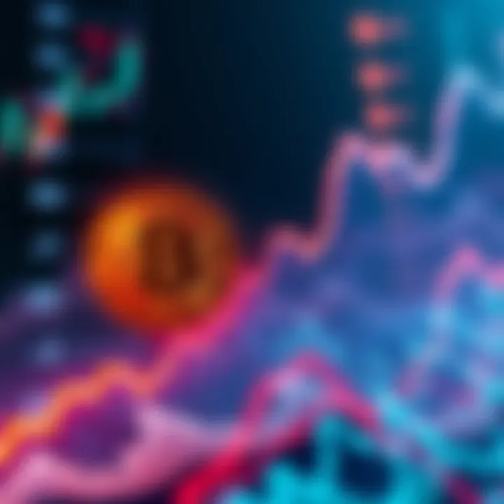 Bitcoin rising graphic A graph showing Bitcoin's upward trend as market conditions improve, with a bright background symbolizing optimism