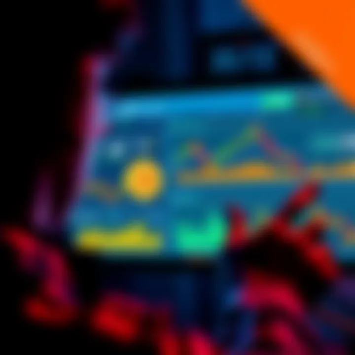 A person reviewing Bitcoin staking options on a computer screen, with charts and graphs showing potential earnings and risks.