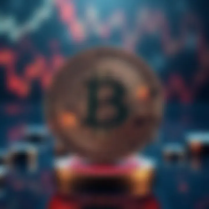 A Bitcoin symbol with a pause icon, representing the current market pause and its impact on upcoming earnings.