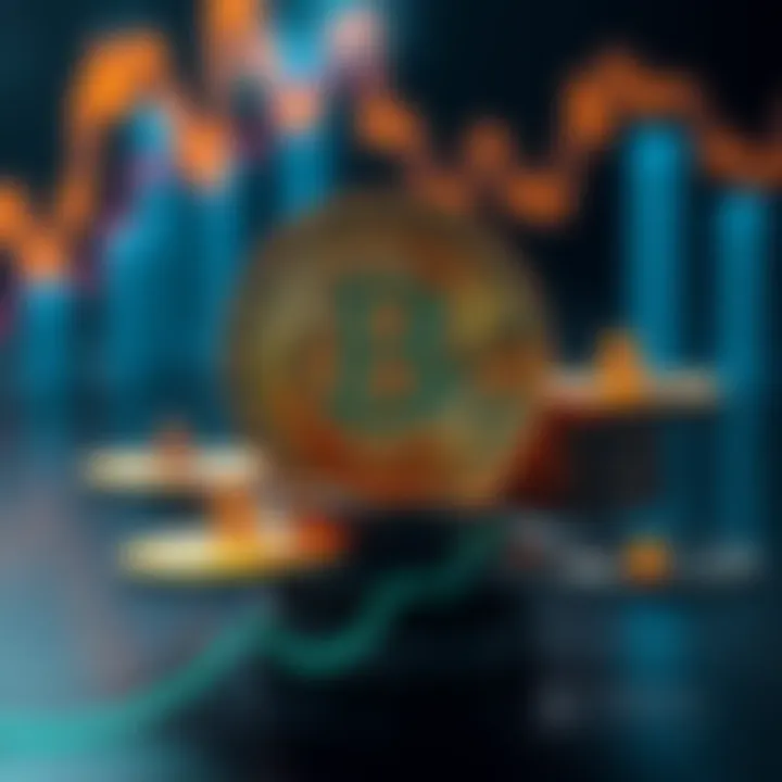 A visual representation of Bitcoin coins with tax symbols, showing the impact of new regulations on cryptocurrency investment.