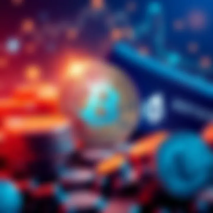 A visual representation of Bitcoin being transferred to the Genesis Wallet with digital coins and a wallet icon.