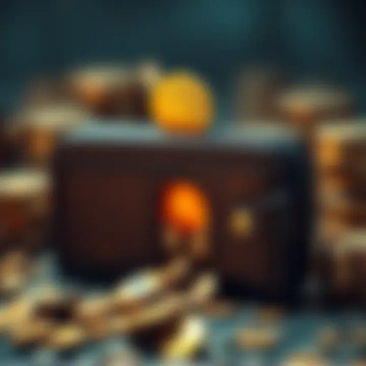 Old Bitcoin wallets are selling off their holdings, signaling a trend among original Bitcoin holders. Graphic representation of a Bitcoin wallet with coins flowing out.