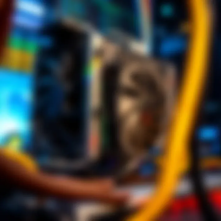 The Bitmain Antminer X9 is showcased with its cooling fans and miner components, designed for Monero mining.