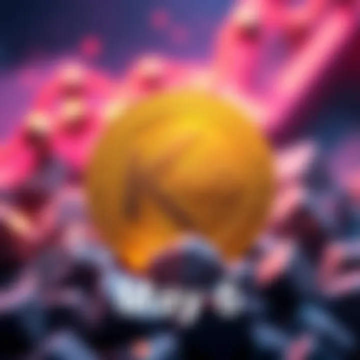 Graphic showing KAIO token with BitMart logo and May 6 date