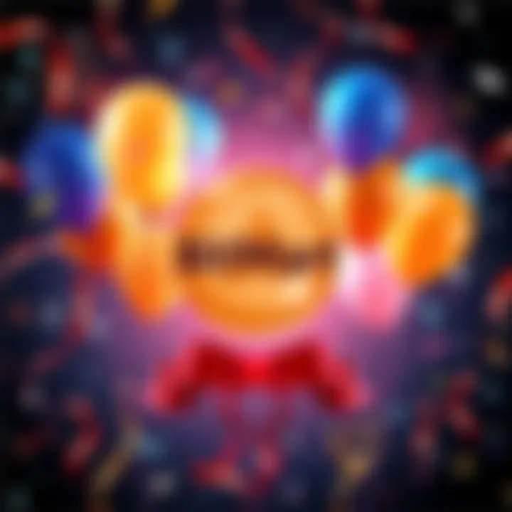 Celebrating BitMart's 8th Anniversary A festive graphic showing BitMart's logo with balloons and confetti, symbolizing the celebration of its 8-year journey in cryptocurrency