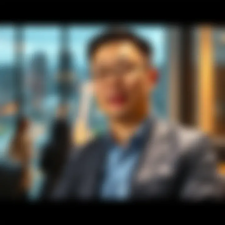 BitMart CEO Nenter Chow Nenter Chow, CEO of BitMart, speaking about financial infrastructure in an interview setting.