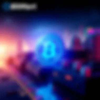 Graphic showing BitMart's logo with SHPING cryptocurrency symbol and trading chart