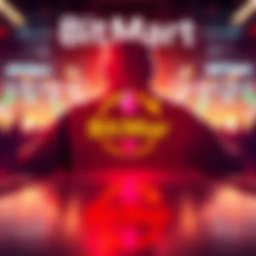 Graphic showing BitMart logo with WAR token symbol and trade details