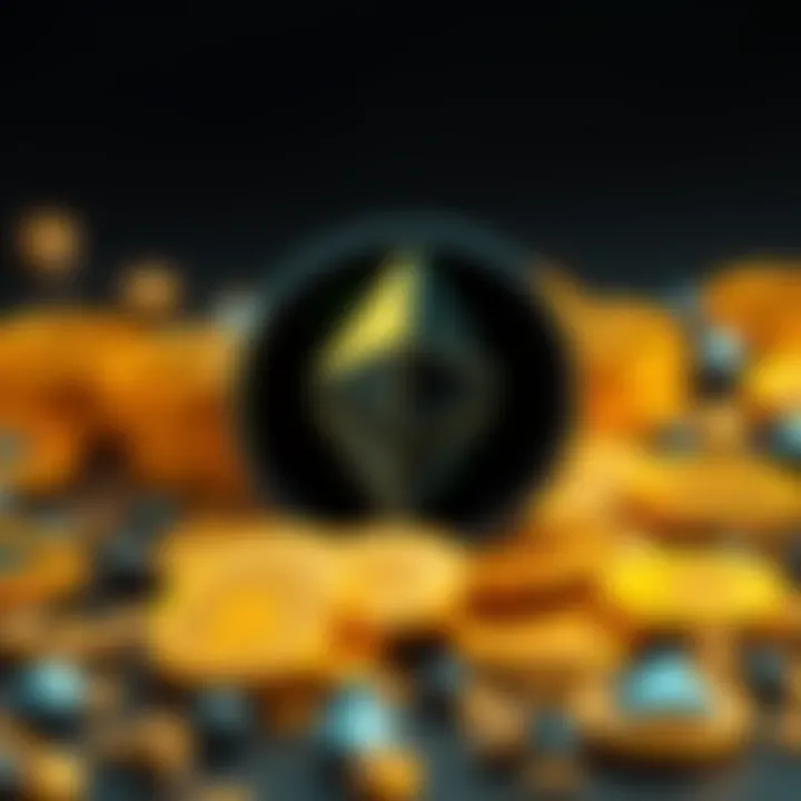 Bitmine logo with Ethereum coins and dollar sign, representing a large cryptocurrency deal