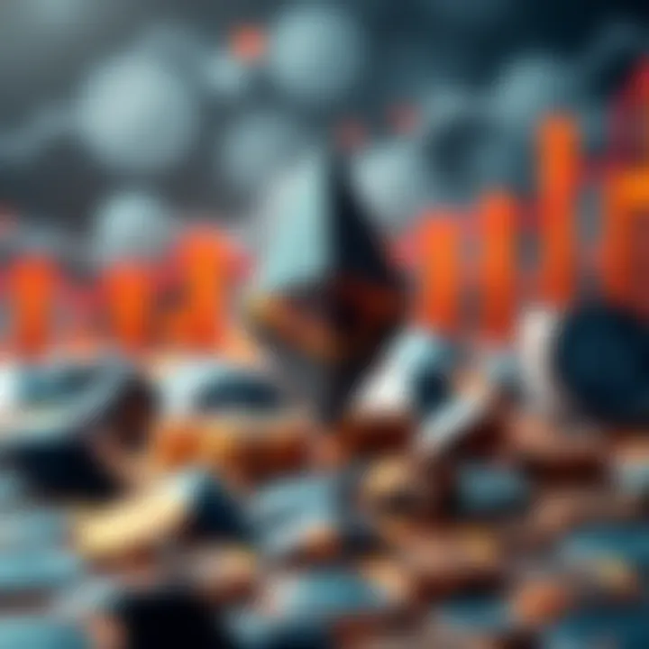 BlackRock's new Ethereum ETF, ETHB, showcasing staking yields and liquidity features, set against a backdrop of financial growth.