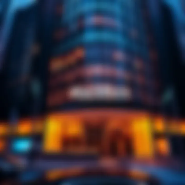 The exterior of BlackRock's headquarters building in New York City, showcasing the firm's prominent position in finance.