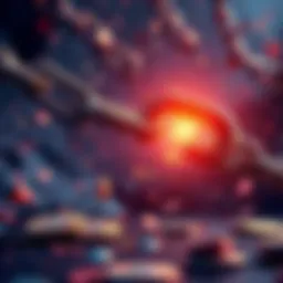 Visual representation of the closure of Blast, an Ethereum Layer 2 network, symbolizing a downturn in the crypto world with a broken chain link and falling coins.