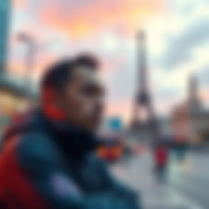 A frustrated user contemplating their blocked BTC deposit on OKX with EU travel rules in the background.