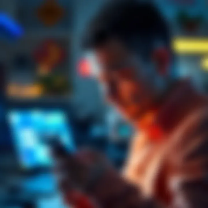 A person troubleshooting Bluetooth connectivity on a Flex device