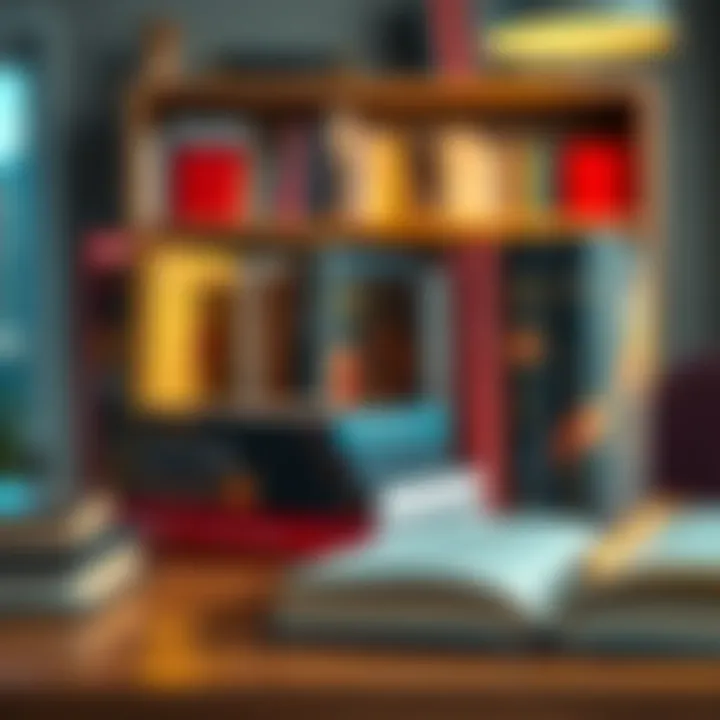 A collection of insightful books about Bitcoin on a table, perfect for gifting.