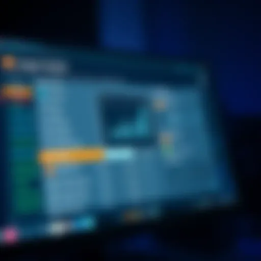 A simple and straightforward crypto wallet interface on a computer screen, showing basic options for managing funds, emphasizing a user-friendly design.