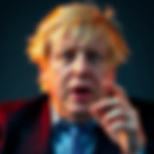 Former UK Prime Minister Boris Johnson speaking about Bitcoin and financial systems